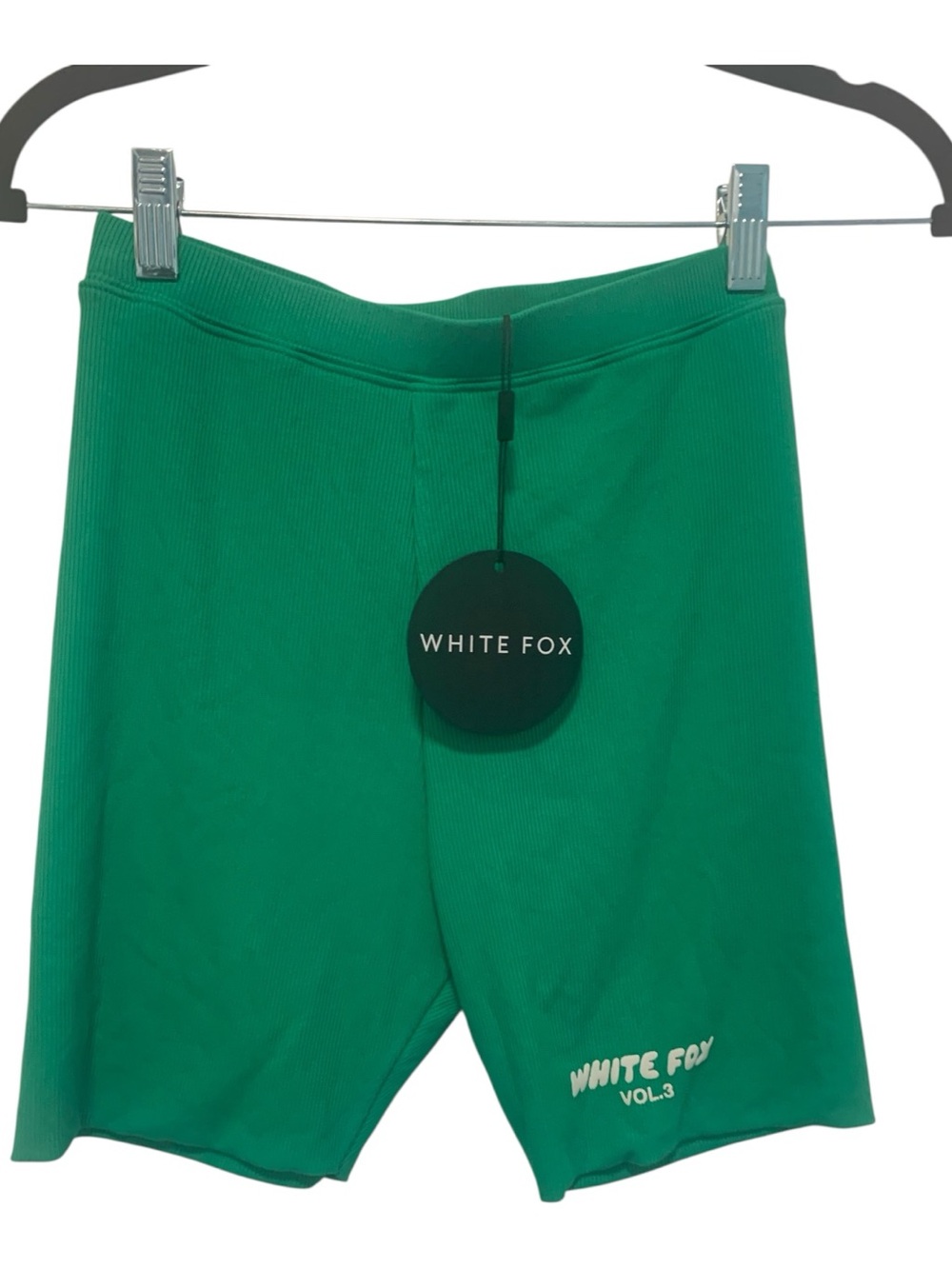 NWT White Fox ribbed shorts Size S